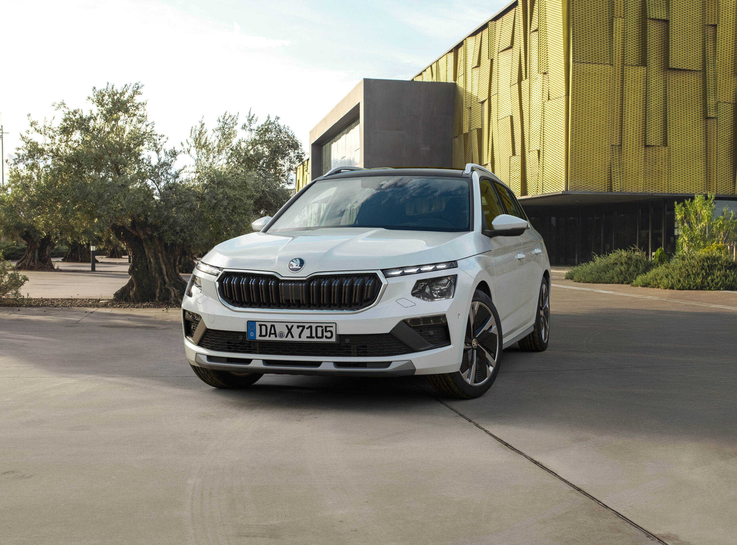 Auf dem Bild ist ein Skoda Kamiq zu sehen
